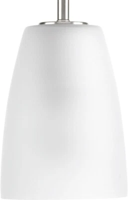 Mini pendant light brushed nickel progressive lighting leap 5" wide - Image 1 of 3