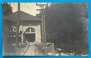 The Power House Trenton Falls NY Real Photo Postcard RPPC 1917 Antique - Picture 1 of 2