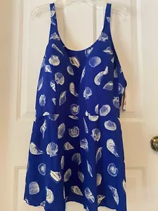 ISAAC MIZRAHI LIVE! Tankini posteriore convertibile Bridgehampton TOP 24W - Foto 1 di 3