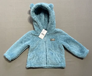 Eddie bauer Jacket Kids 12M 12 Months Full Zip Fur Coat Boys Girls Baby Infant - Picture 1 of 9