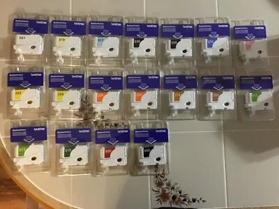 Lot Of 18-Brother Applique Station Thread Cartridges BRAND NEW - Image 1 of 2