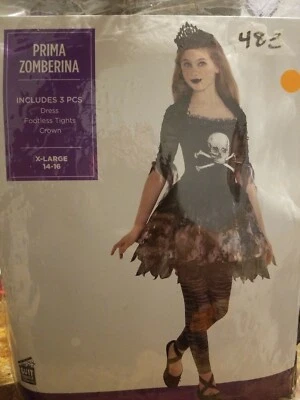 Prima Zomberina Child Female XL Halloween  #128 - Image 1 of 3
