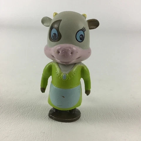 Disney Sheriff Callie's Wild West Ella Cowbelle 2" Mini Figure Topper PVC Cow Cover