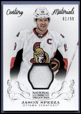2013-14 Panini National Treasures Century Materials Jersey #33 Jason Spezza /99 