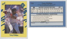 1990 Classic Update Yellow Travel Edition Tony Phillips #T79