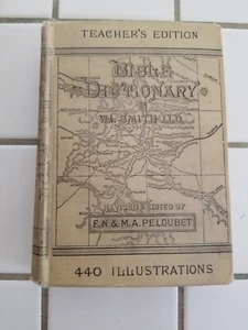 Old Bible Dictionary Teacher's Edition Copyright 1884 440 Illustrations - Picture 1 of 10