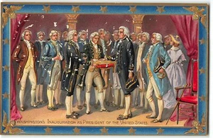 Tuck Postcard Series #171 - George Washington - Inauguration as President - Picture 1 of 2