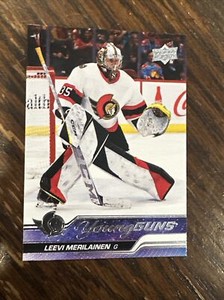 2023-24 UD Upper Deck Series 1 Young Guns - 247 Leevi Merilainen - Ottawa Senato