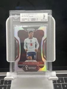JUDE BELLINGHAM 2022 PANINI PRIZM WORLD CUP SILVER PRIZM #90 BGS 9 MINT ENGLAND - Picture 1 of 2