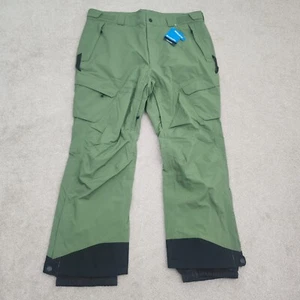 Columbia Men 1X Powder Stash II Pants Skiing Snowboarding Snow Green - Picture 1 of 13