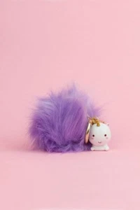 Smoko Kawaii Elodie Unicorn Pompom Keychain Purple - Picture 1 of 1