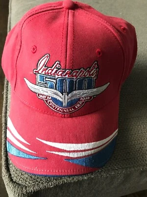 2009 Red Indianapolis 500 Centennial Era Cap Hat Indy - Image 1 of 4