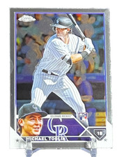 2023 Topps Chrome Michael Toglia Rookie Card 87