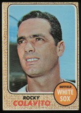 1968 Topps Milton Bradley Win-A-Card Rocky Colavito #99 - Chicago White Sox - FR