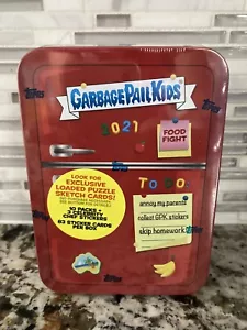 Garbage Pail Kids Food Fight Blaster Refrigerator Tin RED Factory Sealed NEW - Picture 1 of 2