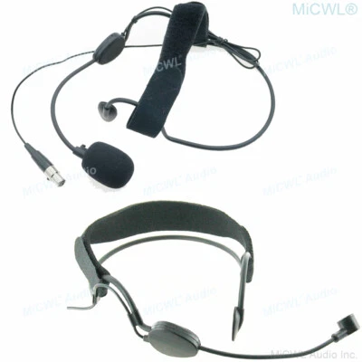 Condenser Headset Microphone for AKG Samson Wireless mini XLR 3Pin Big Head Wear - Image 1 of 4