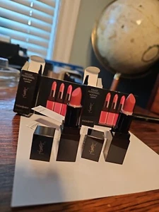 2 Vintage Yves Siant Laurent Lipstick #7 New Old Stock  Mini Sample Size Read  - Picture 1 of 7