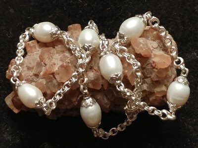 Scott Kay 17 Inch Sterling Silver and Pearl Chain Necklace - Image 1 of 4