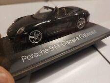 Porsche 911 Carrera Cabriolet Noir Herpa 1/43