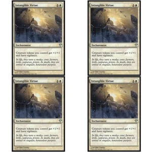 4 x INTANGIBLE VIRTUE NM Modern Event Deck MTG Black - Enchantment Unc - Picture 1 of 1