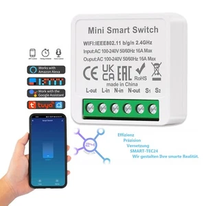 WiFi Smart Schalter TUYA Licht / Ein-Ausschalter Wlan Modul Smart Switch - Bild 1 von 9