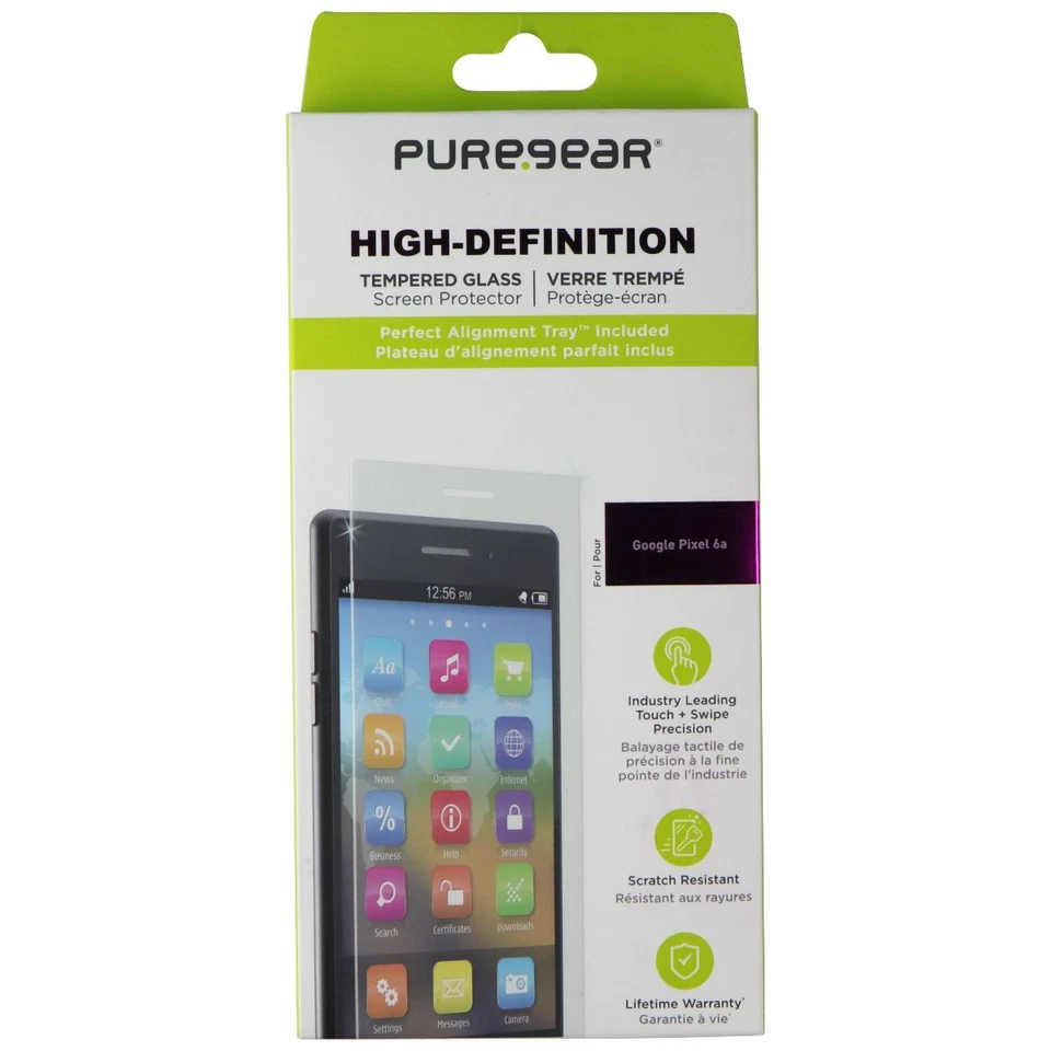 PureGear High-Definition Tempered Glass Screen Protector for Google Pixel 6a - Image 1 of 1
