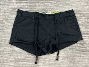 Dream Out Loud Selena Gomez Shorts Womens Medium Black Chino Beaded Drawstring - Picture 1 of 12