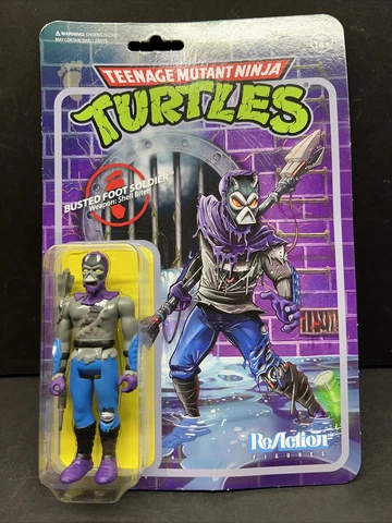 Busted Foot Soldier TMNT Super 7 Reaction Figure Cover