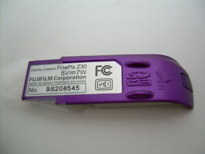  FUJIFILM FINEPIX Z30 BATTERY COVER (PURPLE) FOR REPLACEMENT REPAIR PART 