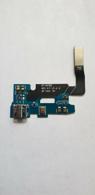USB Charger Port + Microphone Flex Cable For Samsung Galaxy Note 2 / II GT-N7100 - Image 1 of 2