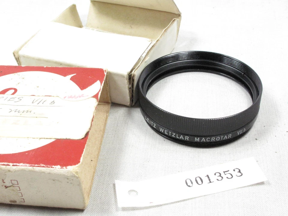 LEICA LEITZ WETZLAR MACROTAR VIIb CLOSE UP FILTER EXCELLENT (Germany) - Image 1 of 1