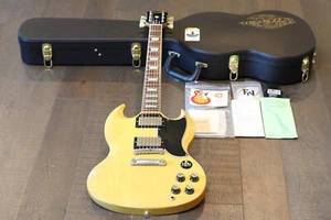 MINTY! 2010 Gibson 1961 LP SG Reissue Electric Guitar TV Yellow + COA OHSC - Picture 1 of 24