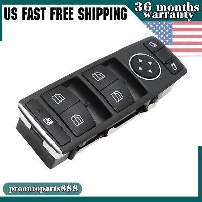 Interruptor maestro de ventana eléctrica 1669054300 para Mercedes-Benz 2014-2017 CLA250 Foto 1 de 4