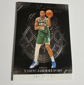 2019-20 Panini Noir KHRIS MIDDLETON Icon Edition #71 SILVER #60/99 Bucks