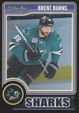 2014-15 O-Pee-Chee Black Rainbow #457 Brent Burns 005/100
