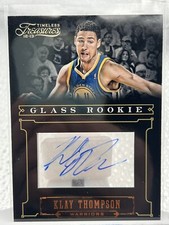 2012 Panini Timeless Treasures #209 Klay Thompson Glass Rookie Auto /499