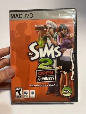 The Sims 2 Open for Business Expansion Pack Mac CA NEW SEALED Mint - Image 1 of 4