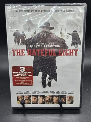 The Hateful Eight (DVD) New Sealed Jackson Russell Roth Madsen Goggins Dern  - Image 1 of 4