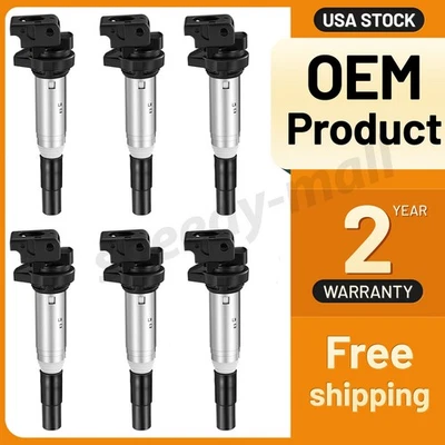 Set Of 6X Ignition Coils Pack for BMW 228i 320i 328i 428i 528i 535i UF592 - Изображение 1 из 4