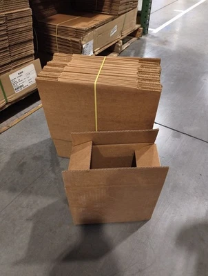 Cardboard Paper Boxes 10.5 By 9.5 By 6. Bundles Of 25 B Per Order 100 bundles Av - Image 1 of 4