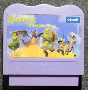 2006 VTech VSmile Dreamworks "Shrek: Dragon's Tale" Game Cartridge-Educational - Picture 1 of 2