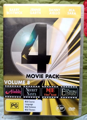 4 MOVIE PACK VOLUME 8 – DVD, 2-DISC SET | VERY GOOD | REGION-4| FREE LOCAL POST - image 1 of 2