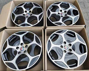 Original ALFA ROMEO TONALE 50568989  Alufelgen 17 Zoll Machined Black NEU - Picture 1 of 9