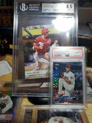#TN-3 Shohei Ohtani Angels 5x7 Jumbo /49 2019 Topps Now RC 2018 BGS 8.5 Low POP - Image 1 of 4