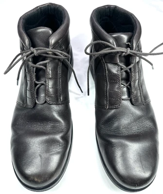 Botas de tornozelo femininas CLARKS Artisan marrom com cadarço tamanho 10 M #30043 outono inverno - Imagem 1 de 4