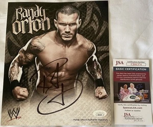 Randy Orton Signed 8x10 WWF WWE Official Photo Wrestling Autograph w/ JSA COA - Picture 1 of 4