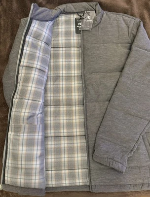 Chaqueta acolchada Travis Mathew Climate Drop - Talla L - Nueva con etiquetas - Gris - ¡Precio de venta sugerido por el fabricante 220 USD! Foto 1 de 4