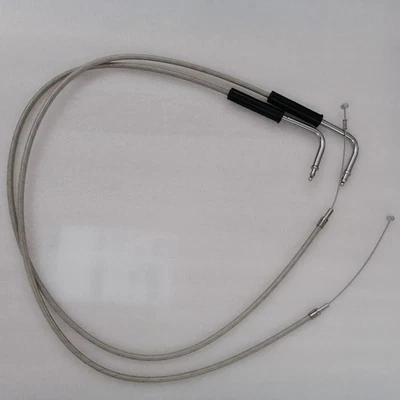 48" 120CM Throttle Cable Fits For Harley Sportster 883 1200 Fatboy Road King - Image 1 of 4
