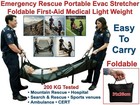 LTG Portable Stretcher First Aid Medical Patient Emergency Rescue Sport Transfer