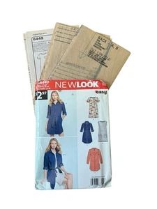New Look 6449 Sewing Pattern UNCUT Womens 8-20 Blouse Top Tunic Various Styles - Picture 1 of 2